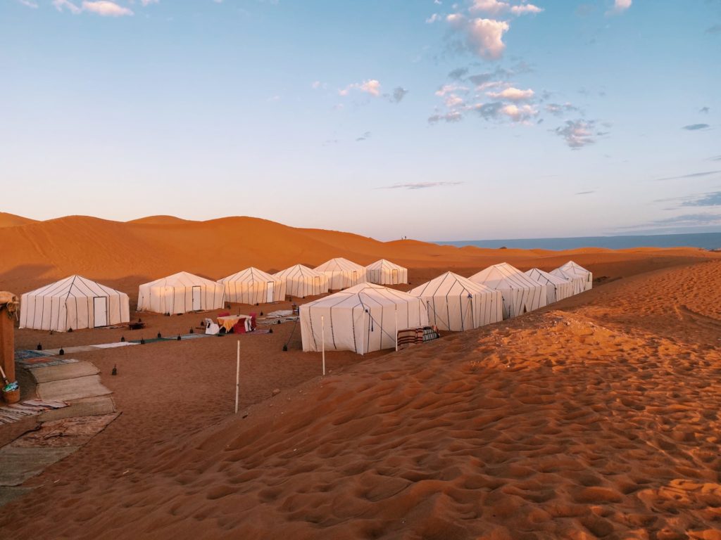 campement desert maroc