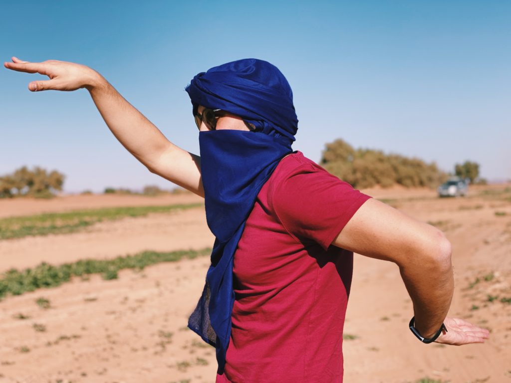 foulard maroc desert